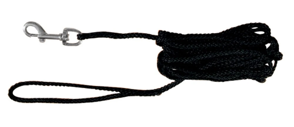 Spårlina, nylon,  svart
