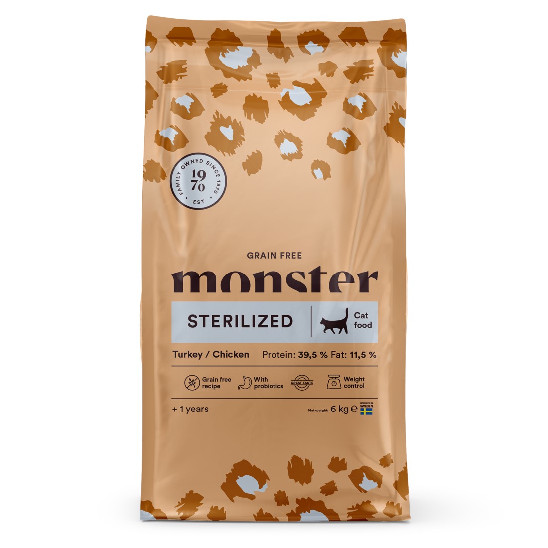 Monster Cat GF Sterilized Turkey/Chicken