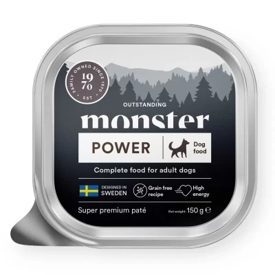 Monster Dog Power Paté Tray 150g