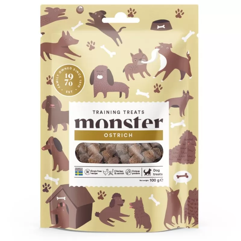 Monster Hund training treats Ostrich