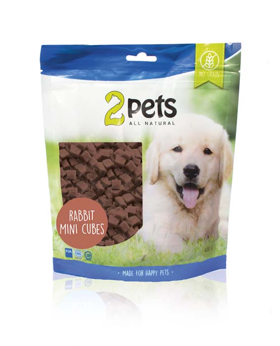 2pets Dogsnack Rabbit MiniCubes