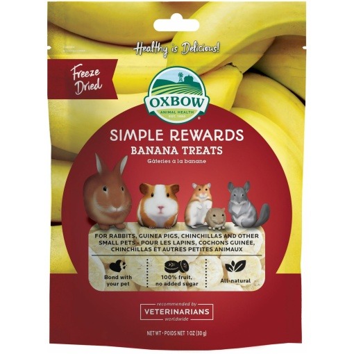 Oxbow simple rewards banana treats