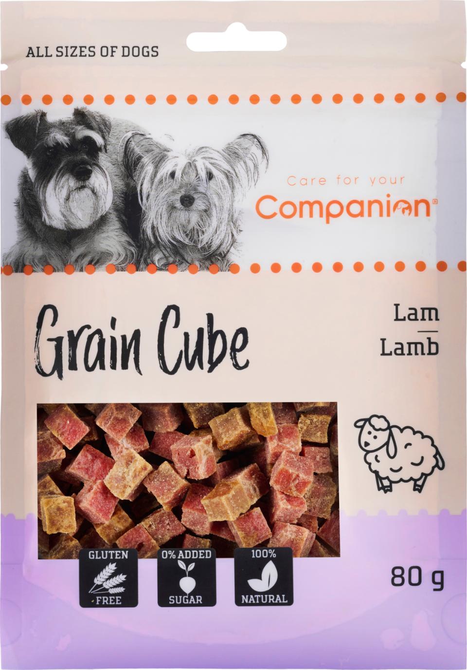 Companion Lamb Grain Cube , 80g