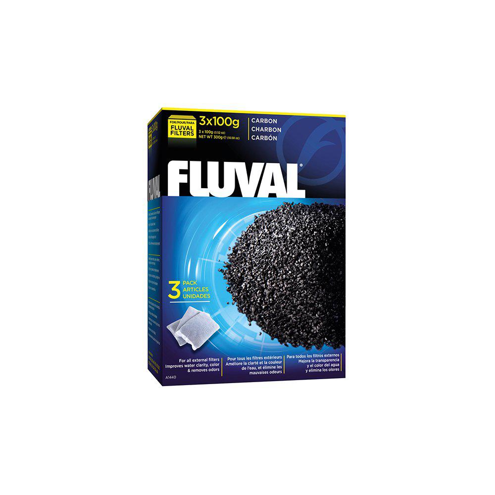 Aktivt Filterkol Fluval 3x100gr