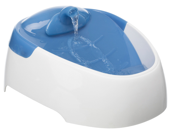 Vattenfontän Duo Stream, vit/blå, 1 L