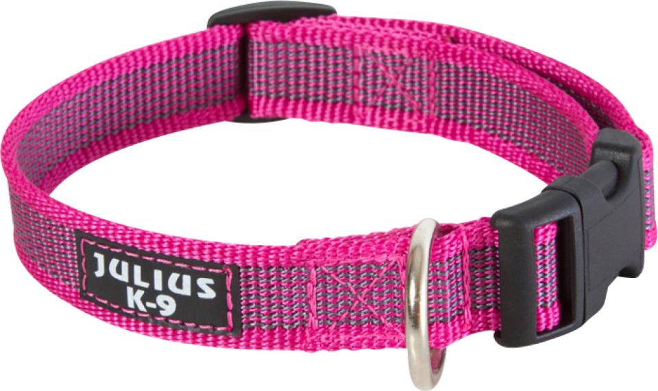 Julius-K9 Super grip halsband, rosa