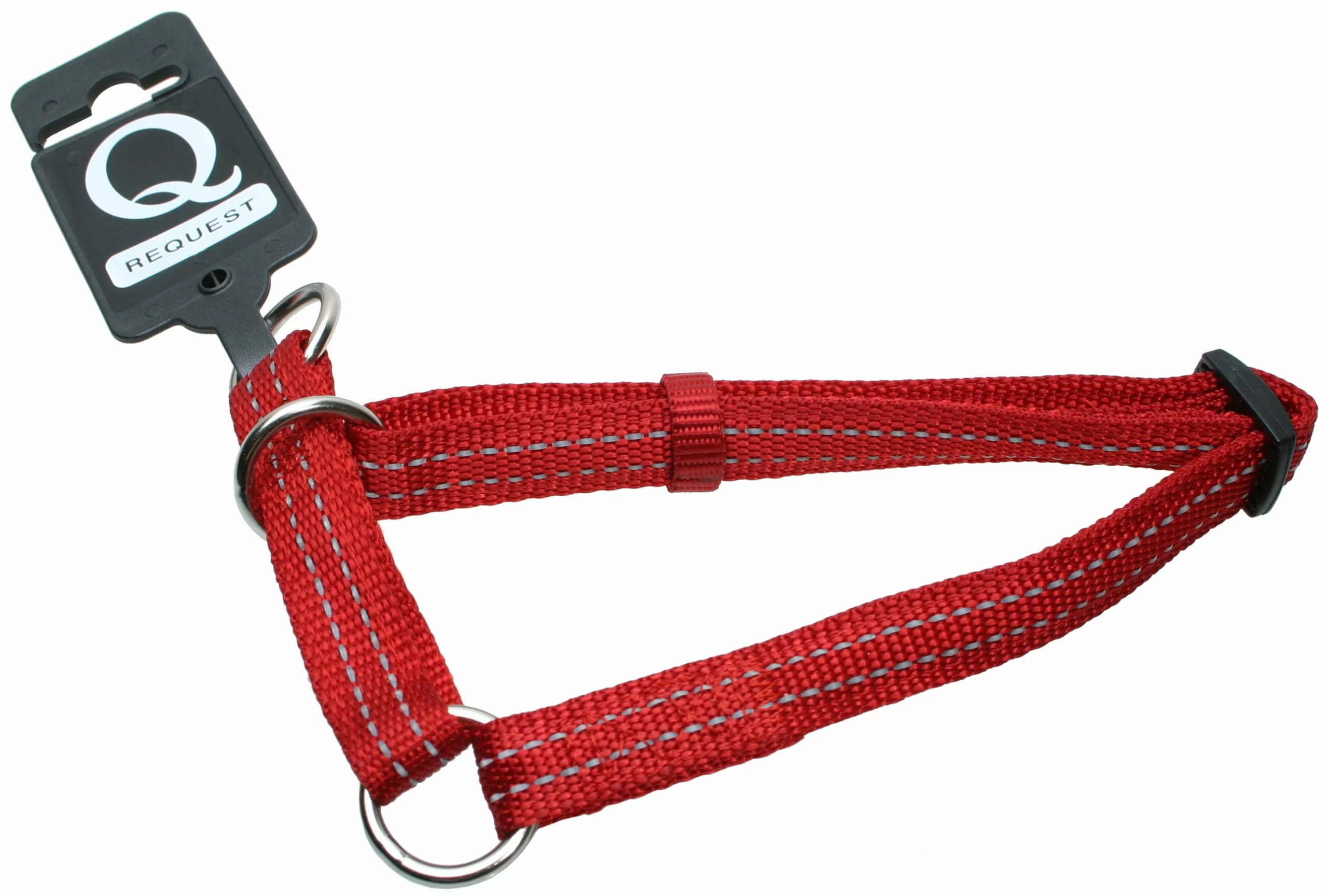 Gibbon Halvstryp nylon reflex ställbart, rött