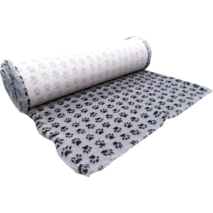 Companion ProFleece ljusgrå/svart m. svarta tassar 100x75