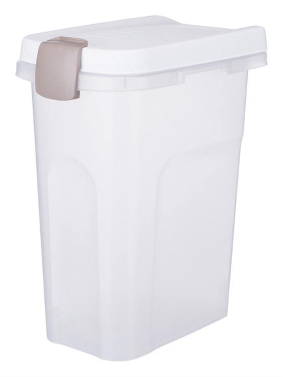 Fodertunna vit/transparant