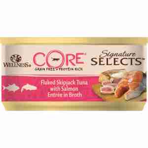 CORE Sig.Selects Flaked Skipjack Tuna with Salmon 79g