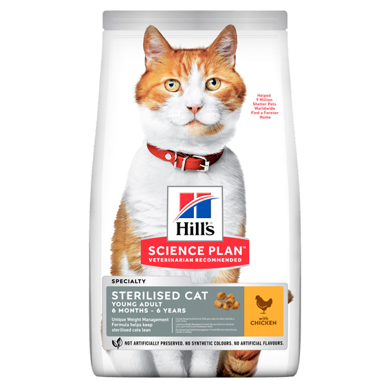 Hill´s SP Feline Adult Sterilised Chicken 7kg