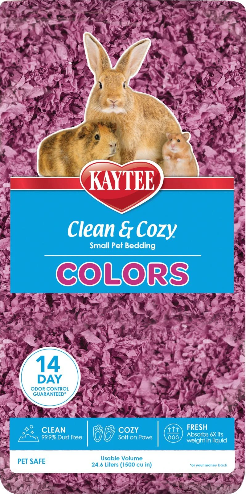 Kaytee Clean & Cozy Colours Plum strössel 24.6L