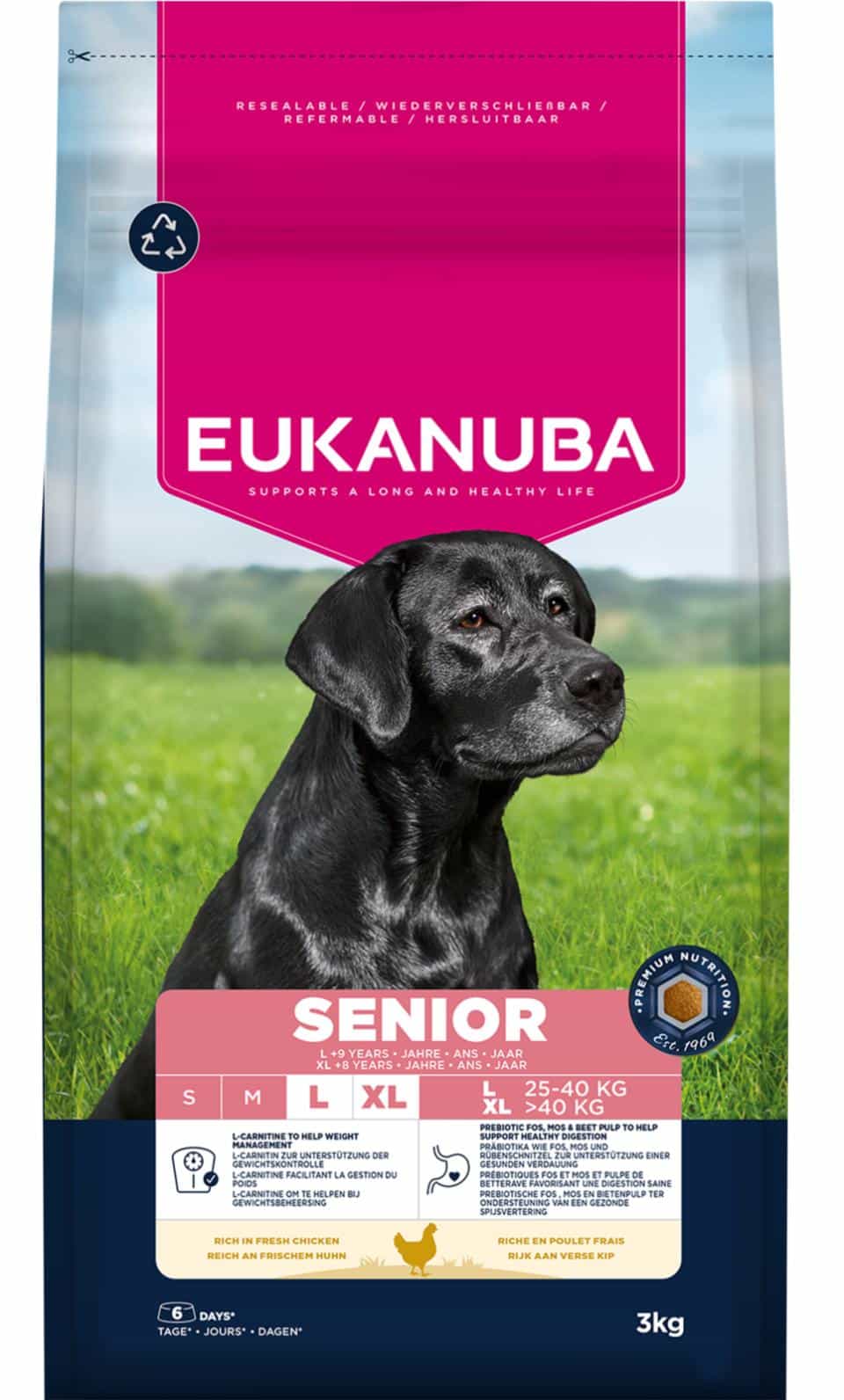 EUKANUBA Senior Large Breed kyckling
