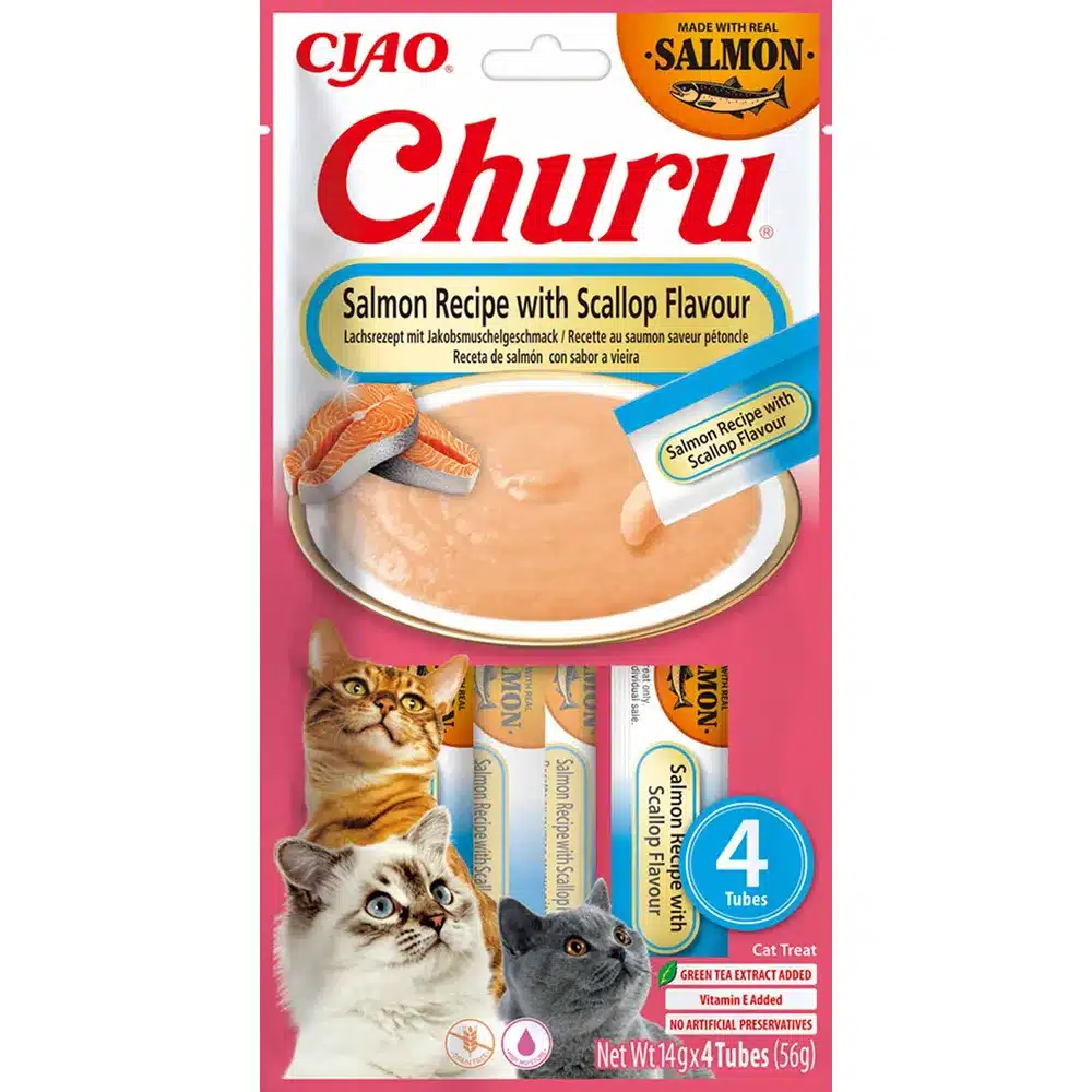 Churu Salmon/scallop 4st