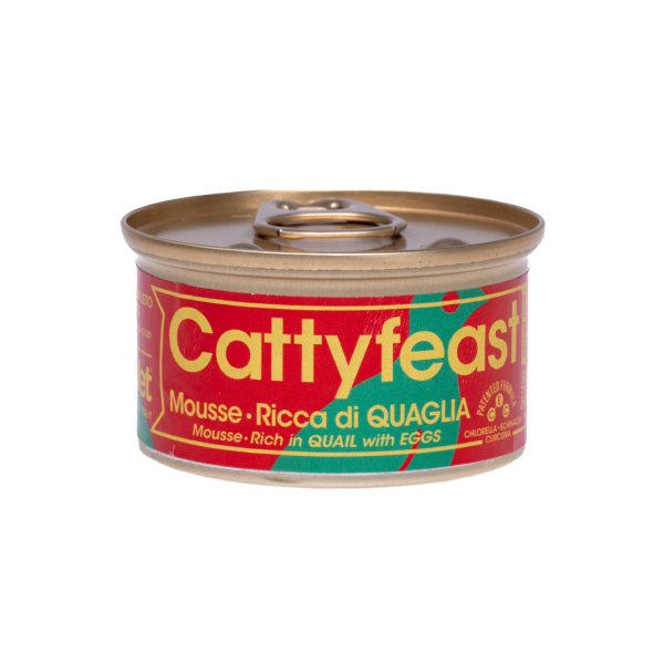 CattyFeast Mousse Rich in Quail & Eggs Kitten