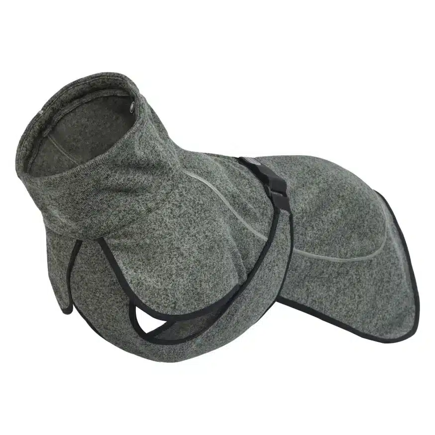 COMFY KNIT FLEECE JACKET