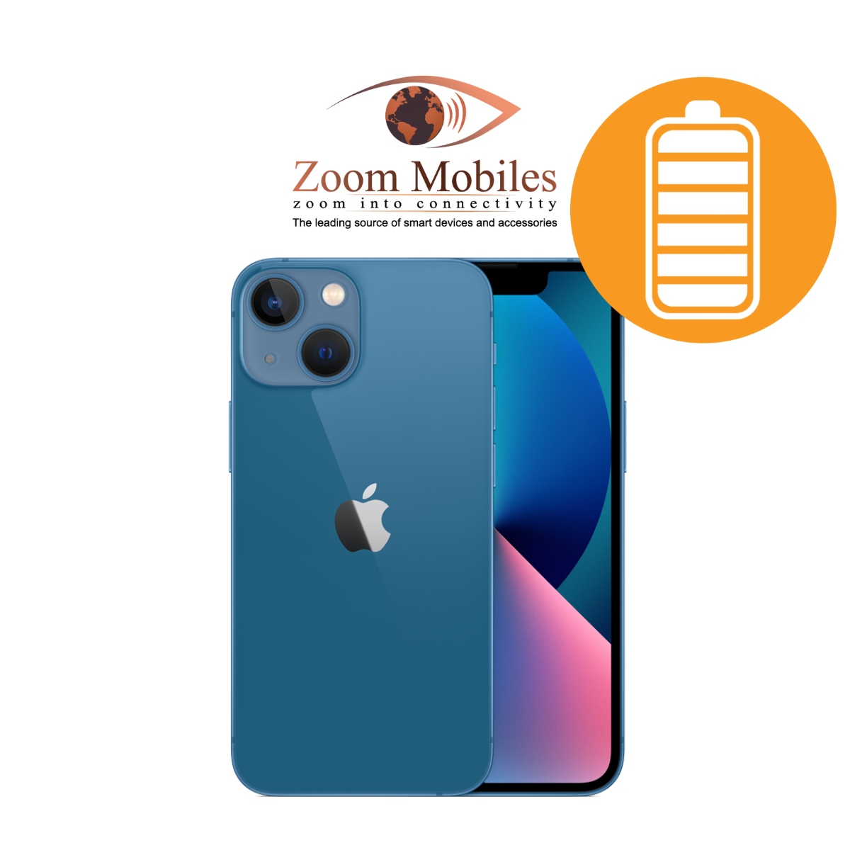 Byta Batteri iPhone 13 Zoom Mobiles AB