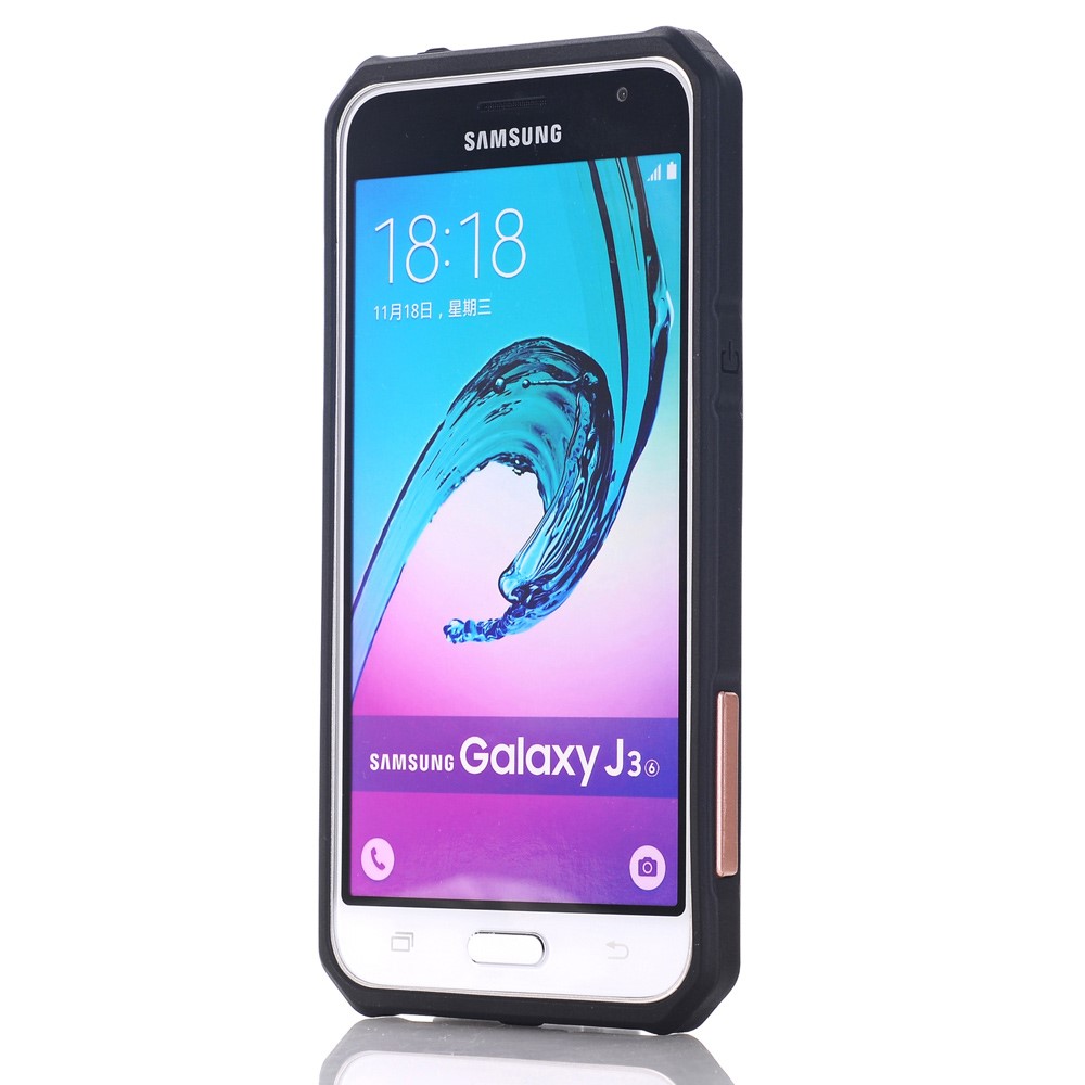 Combo Skal till Samsung Galaxy J3 (2016) – Rose Gold - Zoom Mobiles AB
