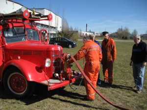 2007-04-04 Forsøg med skumvæske direkte fra tank