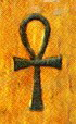 The Ankh - not a cross of any kind. It is a key to Al Khemi, the Ancient Egyptian wisdom.
