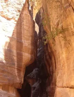 The amazing opening to Petra ancient city - Jordan
