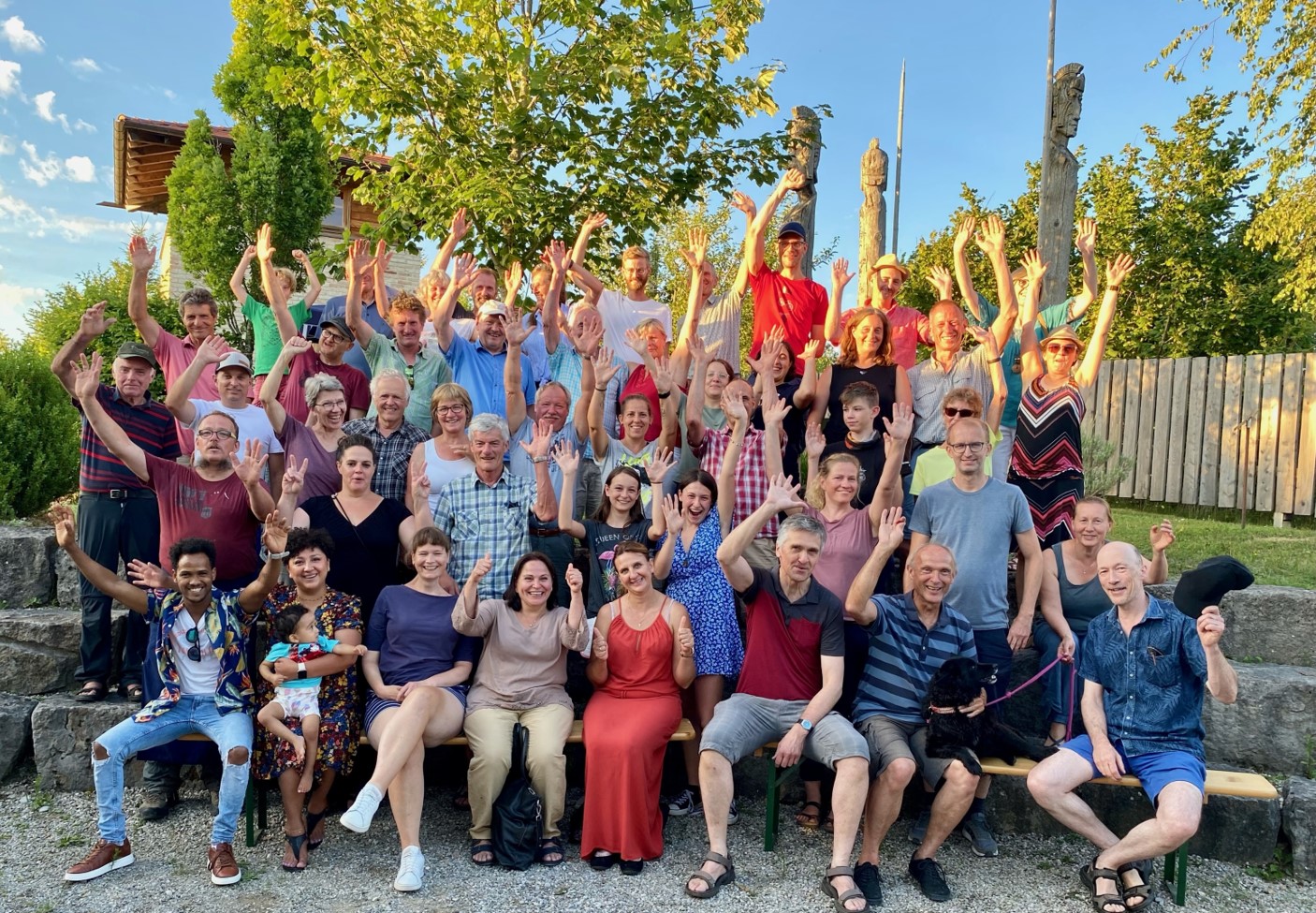 Gruppenbild Jubel