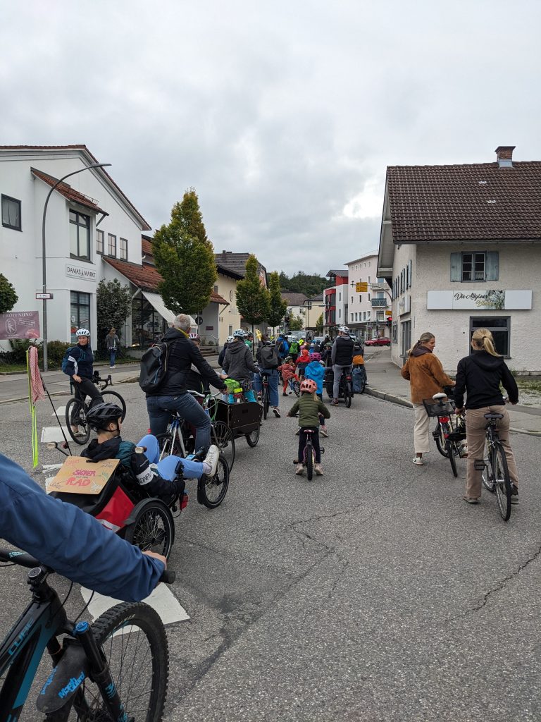 Straße sichern