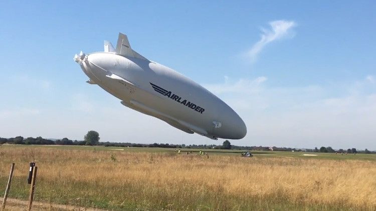 Video: Cae de cabeza ‘El Trasero Volador’, el dirigible más grande del mundo – RT