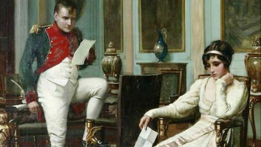 Napoleón Bonaparte y Josefina en la intimidad.