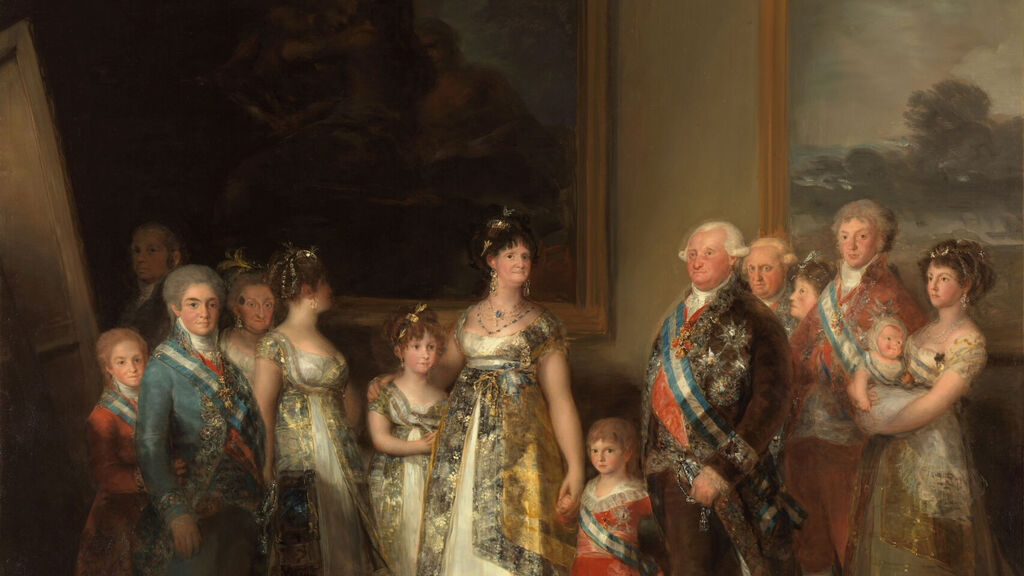 La familia de Carlos IV.  Francisco de Goya