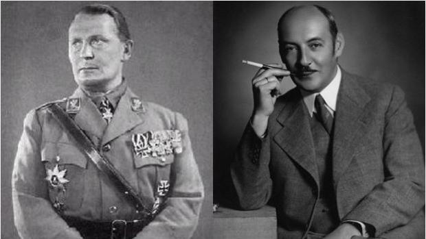 Hermann Göring (izquierda), junto a su hermano Albert - ABC