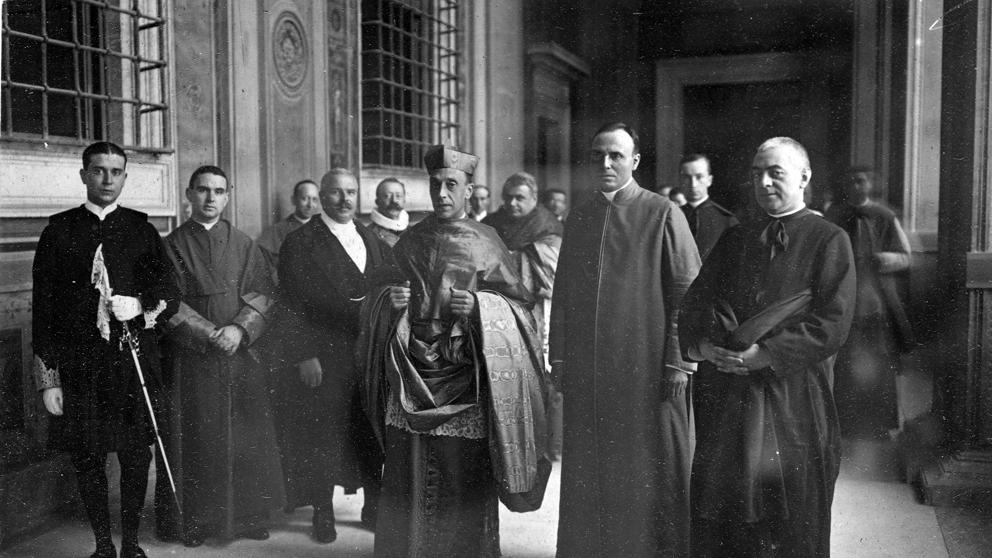 El Cardenal Vidal y Barraquer, en Roma (1921). (Cedida / AMCAM - Fons Arxiu Família Vidal-Barraquer)