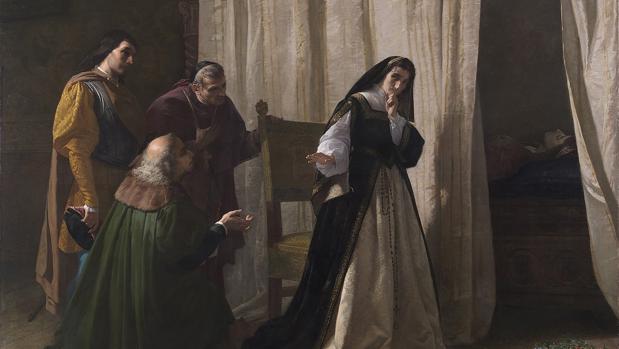 La Demencia de Doña Juana (1867), de Lorenzo Vallé