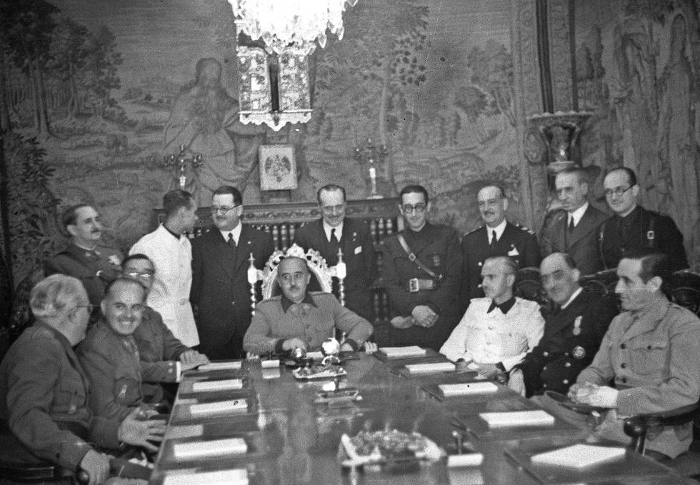 Consejo de Ministros, de 12 de agosto de 1939, presidido por Francisco Franco. EFE