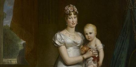 La emperatriz María Luisa y el futuro Napoleón II