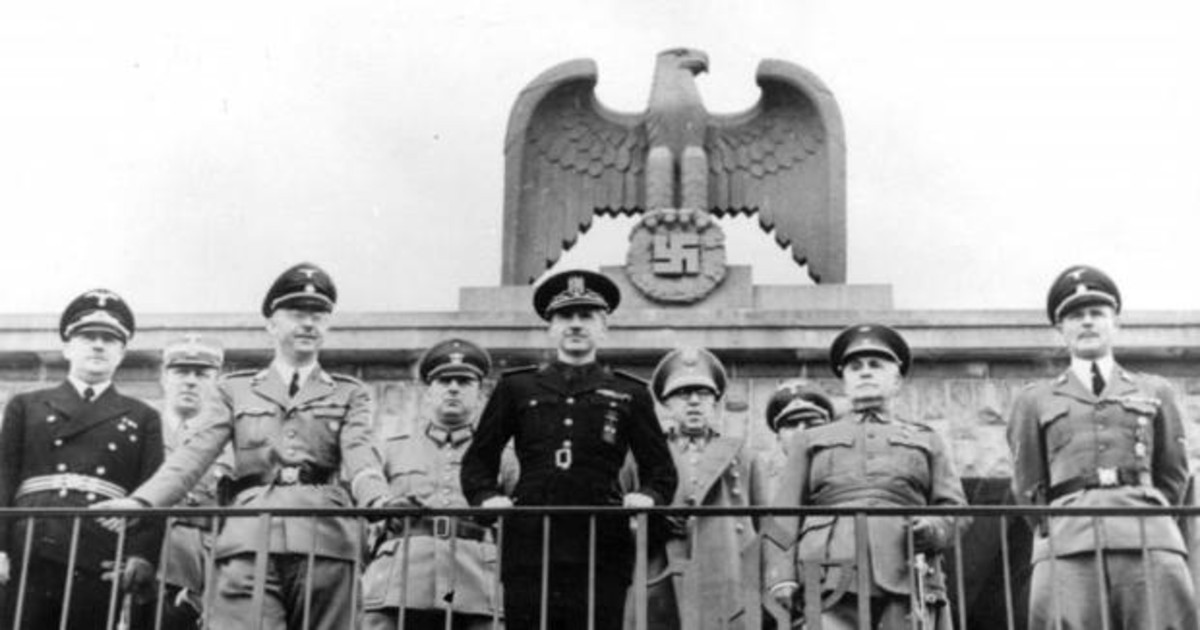 Ramón Serrano Suñer con Himmler duante su visita a Berlín.