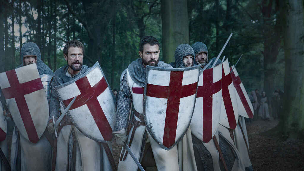 Escena de la serie 'Knightfall', sobre el final de los templarios. HBO