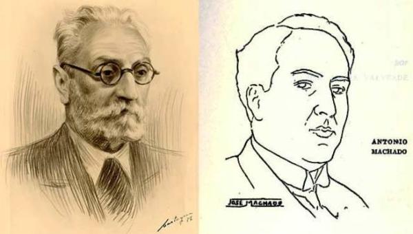 Miguel de Unamuno y Antonio Machado