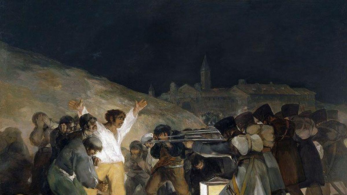 Fusilamientos del 3 de mayo, obra pintada por Goya. Levantamiento del Dos de Mayo Fusilamientos 3 mayo