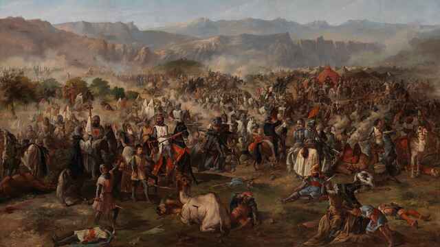 'Biombo de la conquista de México y de la muy nombre y leal Cuidad de México'. Museo del Prado