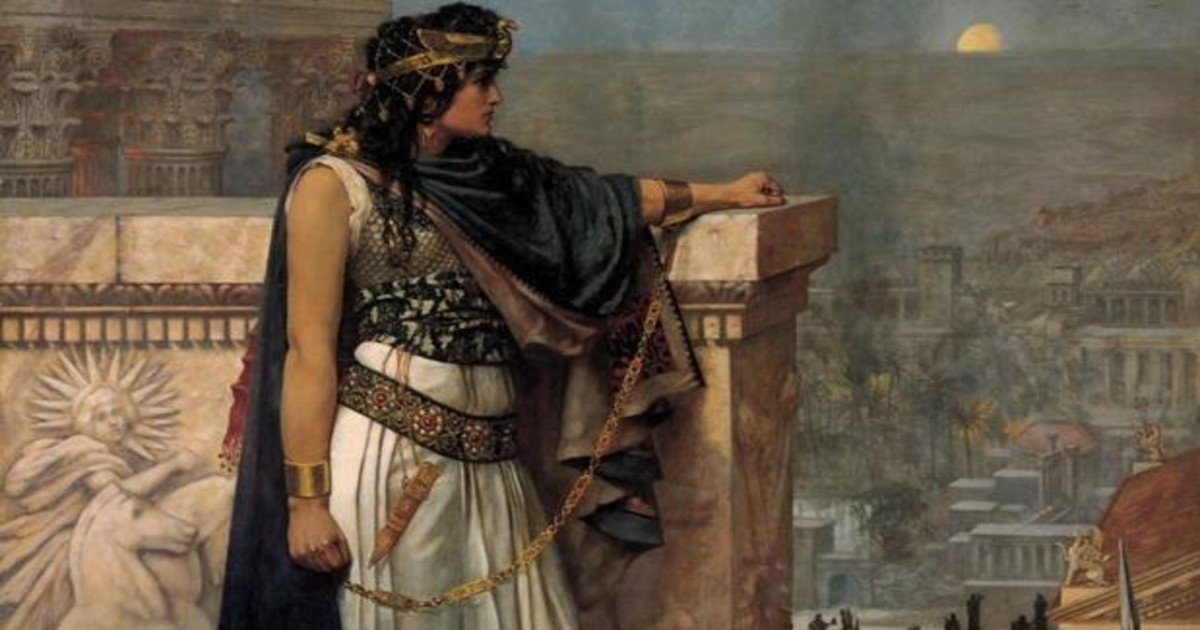 «La última mirada de Zenobia sobre Palmira» - Herbert Gustave Schmalz