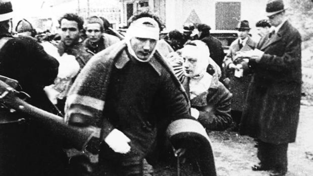 Exiliados españolas camino de Francia al final de la Guerra Civil - ABC