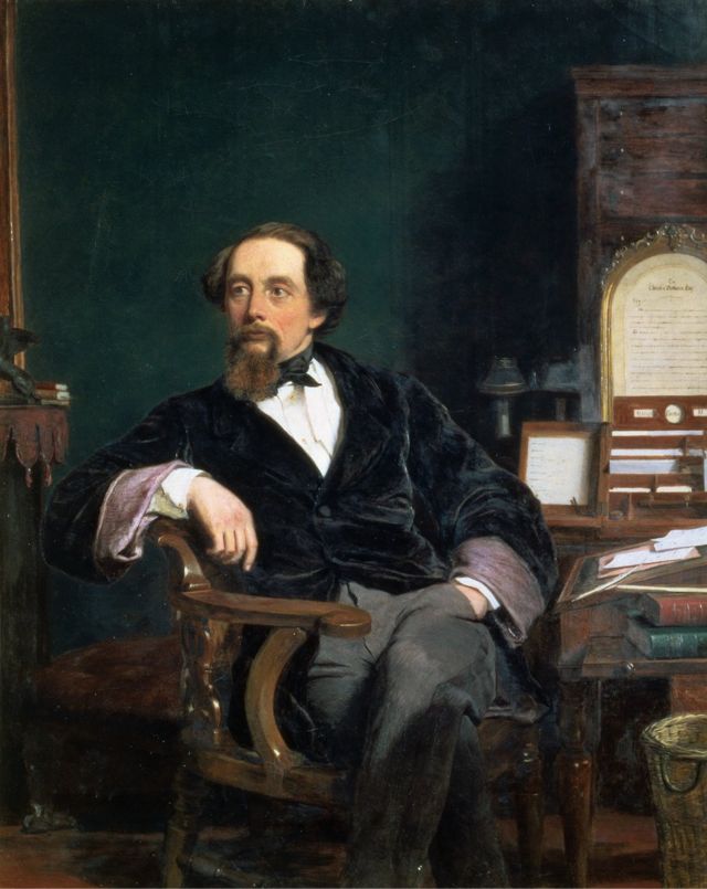 Charles Dickens, novelista inglés del siglo XIX. Considerado uno de los más grandes escritores del idioma inglés. (1812-1870)