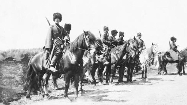 Sección de cosacos en 1914 - ABC