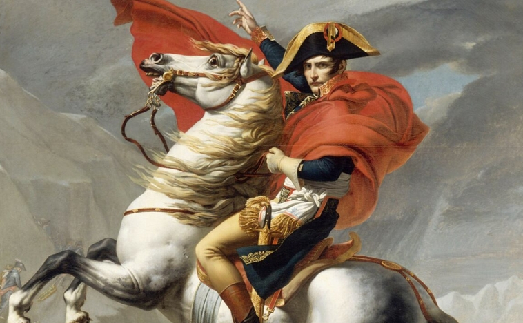 Napoleón cruzando los Alpes JACQUES-LOUIS DAVID