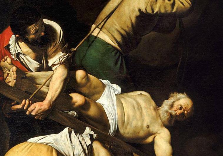 Crucifixión de San Pedro, por Caravaggio. ABC