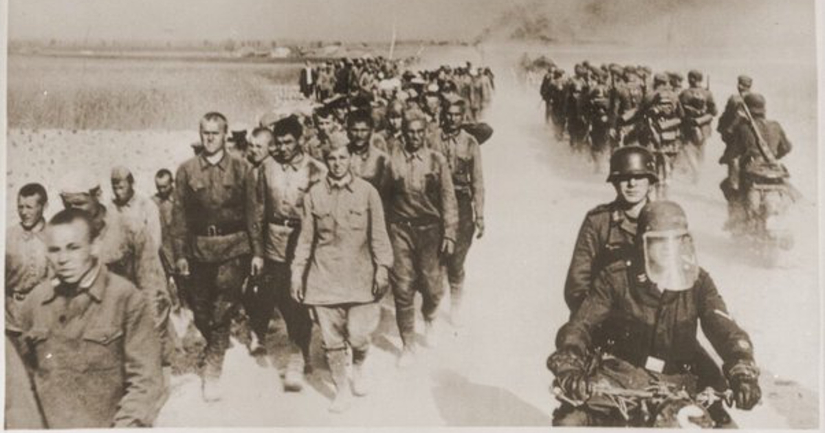 Prisioneros rusos en Kiev, a finales de septiembre de 1941 ABC