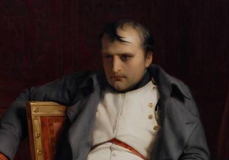 Abdicación de Napoleón en Fontainebleau, por Paul Delaroche (1845). ABC