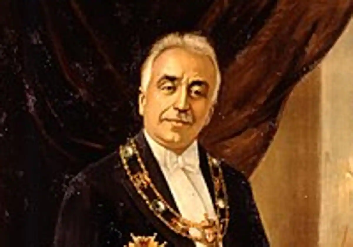 Retrato oficial de Alcalá Zamora como presidente de la República Española. AB