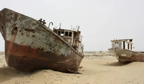 De cómo la URSS hizo desaparecer un mar interior del tamaño de Andalucía